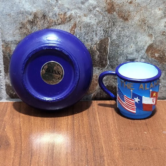 VTG SNCO Miniature Decorative The Alamo Plate & Mug Set 1999 - Picture 3 of 15